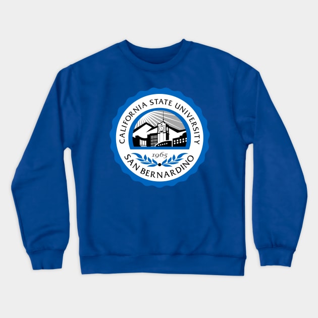 California State San Bernardino Crewneck Sweatshirt by FrigoArm